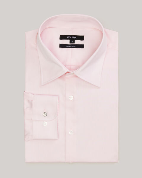 Regular Fit Business Shirt, Light Pink, hi-res